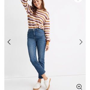 Madewell classic straight jeans NWT